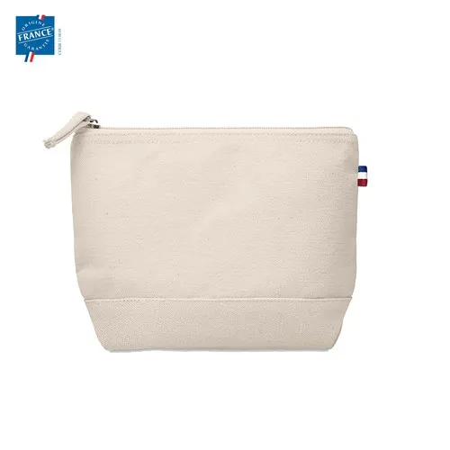 Trousse coton recyclé 220g - Fabrication française personnalisable