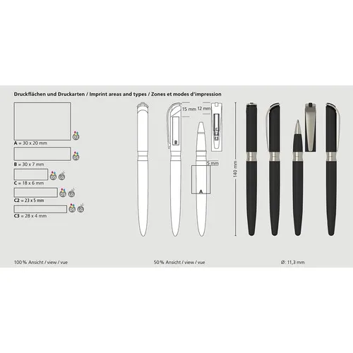 Roller Softtouch Premium I-roq - Personnalisable par Sérigraphie