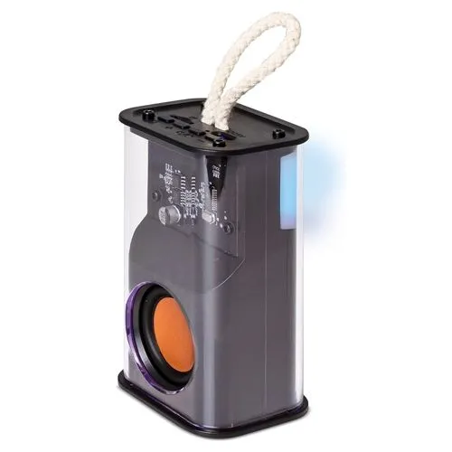 HAUT-PARLEUR LUMINEUX EN BAMBOU "TURIN"