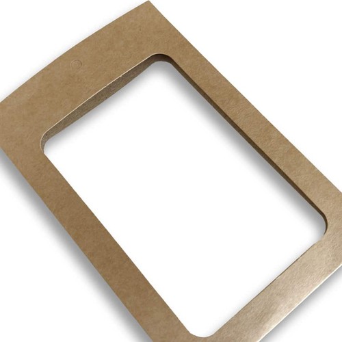 Porte-badge écologique kraft personnalisable – A5, A6 ou sur mesure