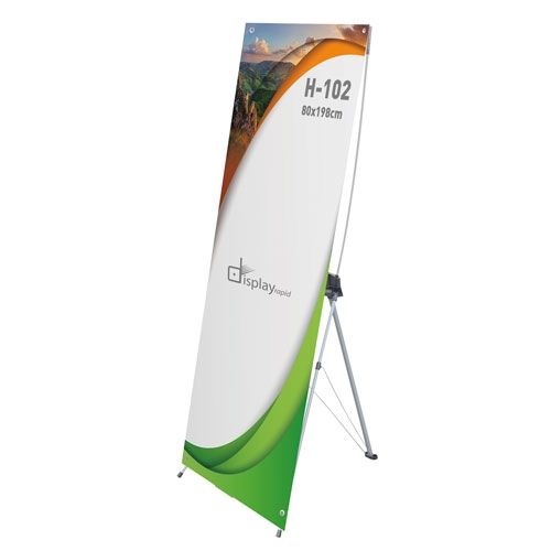 Roll-Up PVC Personnalisable avec Étui - Support Publicitaire Mobile