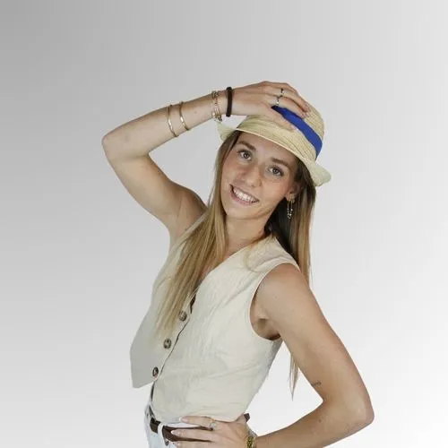 Chapeau de paille CAPIRA - Blanc