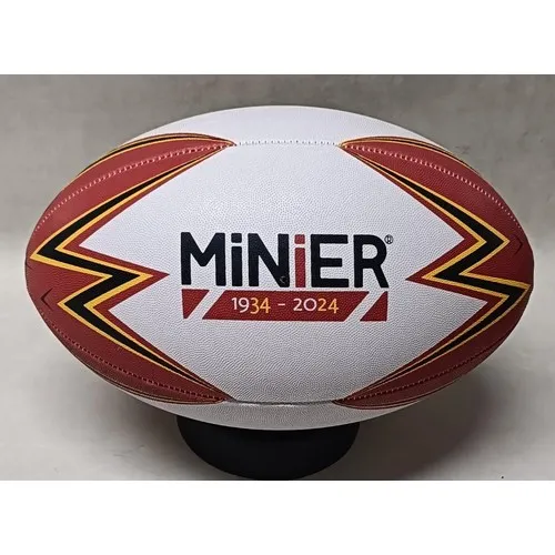 Ballon de rugby publicitaire