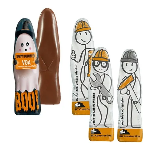 Figurine en Chocolat Premium Personnalisable - Cadeau d'Entreprise