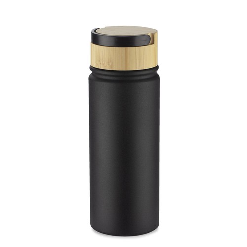 Bouteille Isotherme 550 ml Personnalisable - Bambou & Inox