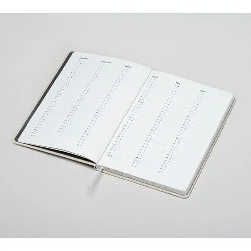 Agenda personnalisé couverture rigide LINO - Fabrication écoresponsable
