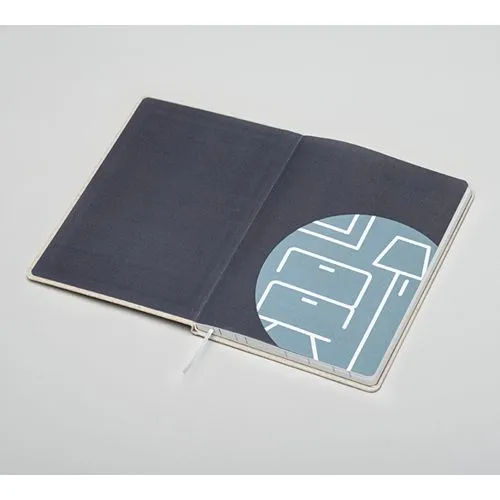 Agenda personnalisé couverture rigide LINO - Fabrication écoresponsable