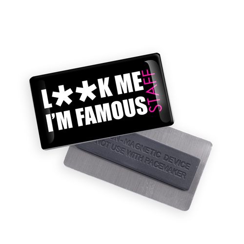 Badge Bois Personnalisé MDF - Fabrication Française Éco-responsable