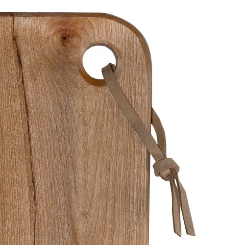 Planche à découper rectangulaire en hévéa 35x22 cm personnalisable