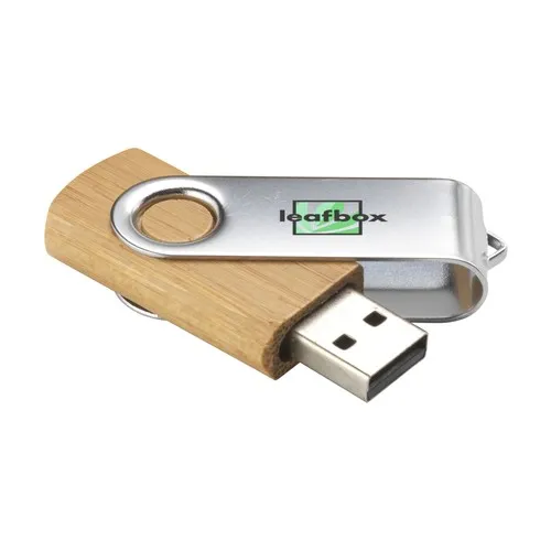 Twist Bamboo en stock clé USB 8 GB