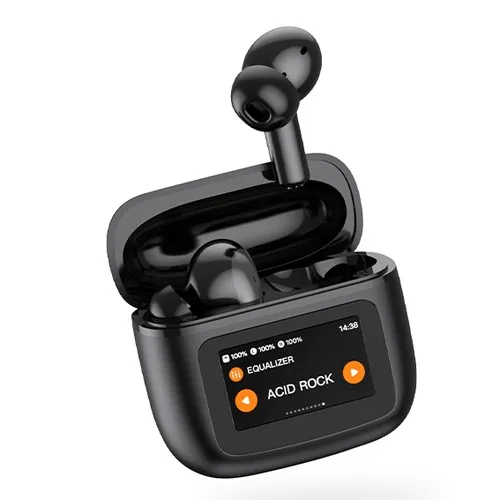 Écouteurs ANC avec Étui à Écran Tactile Personnalisable