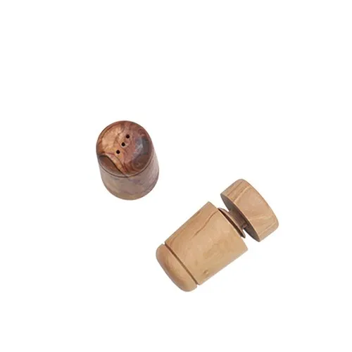 Set Sel et Poivre en Bois d'Olivier Personnalisable