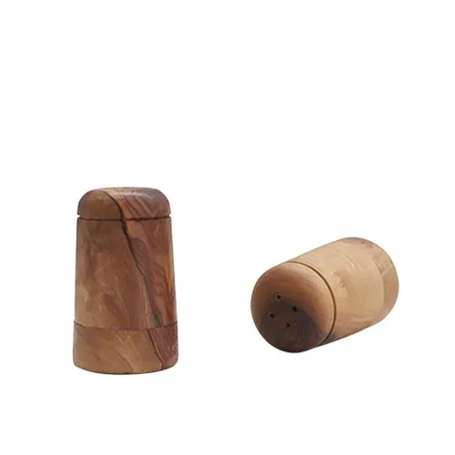 Set Sel et Poivre en Bois d'Olivier Personnalisable