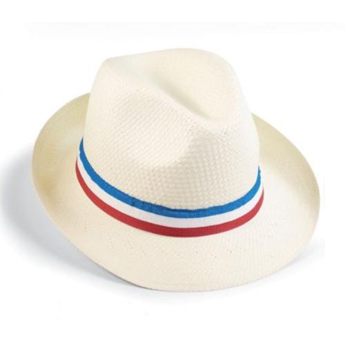 Chapeau de paille en papier personnalisable - Fabrication européenne