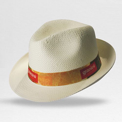 Chapeau de paille en papier personnalisable - Fabrication européenne
