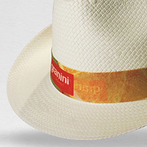 Chapeau de paille en papier personnalisable - Fabrication européenne