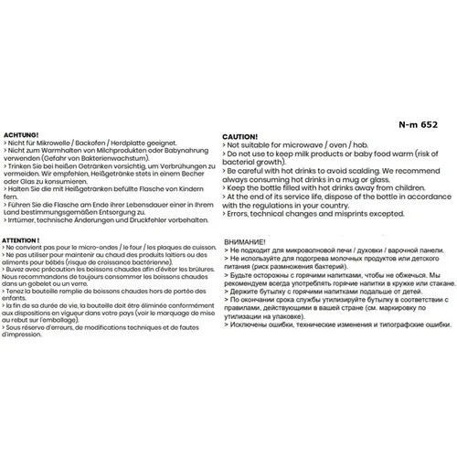 Bouteille isotherme 500ml acier blanc - Personnalisable