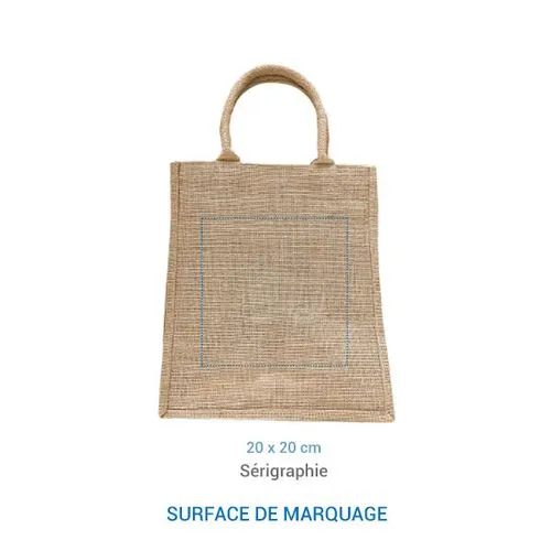 Sac Jute 6 bouteilles