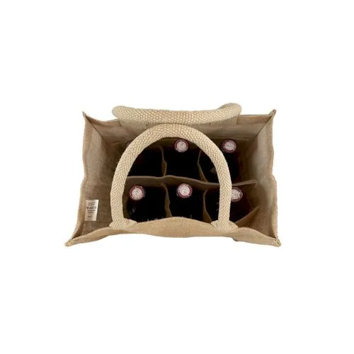Sac Jute 6 bouteilles