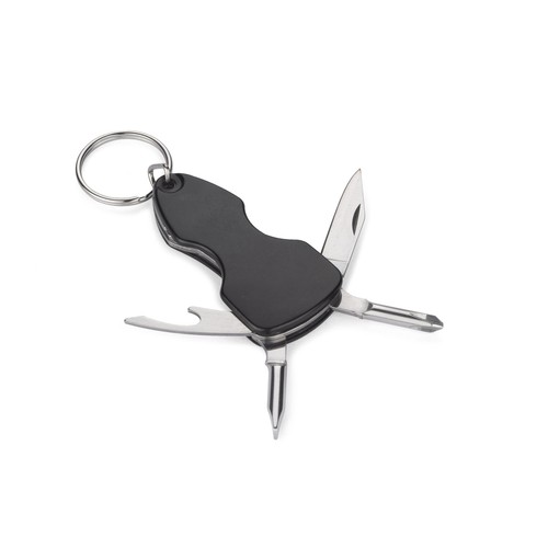 Porte-clés Multifonction Personnalisable - Outil de Poche 4 en 1