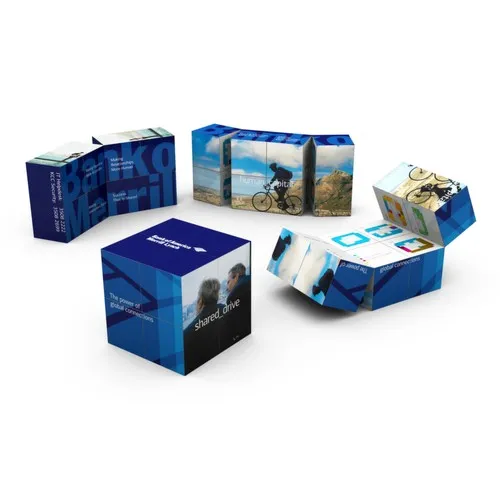 Cube Magique Publicitaire Personnalisé 7 cm - Objet Anti-Stress