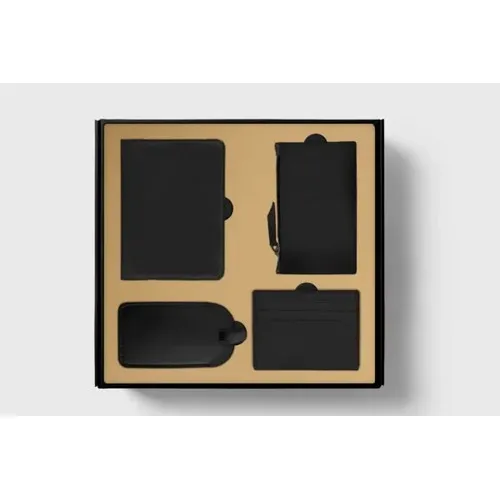 Coffret Voyage d'Affaires Premium en Cuir Personnalisable