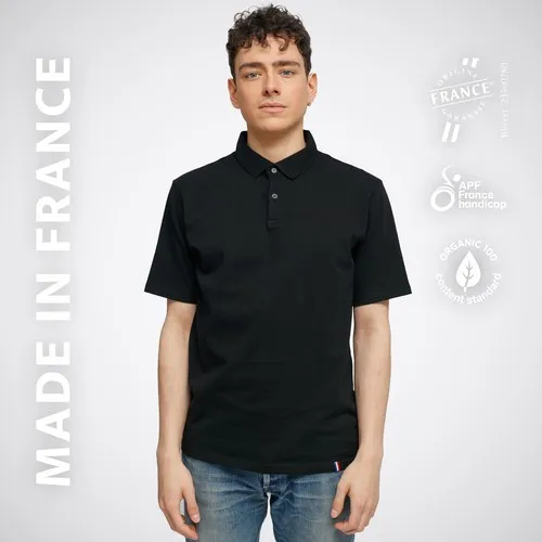 Polo Jersey Homme en Coton Bio Personnalisable par Sérigraphie