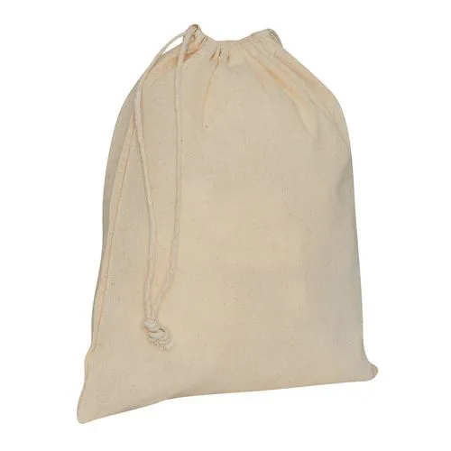 Sac à vrac en coton avec cordon - Personnalisable