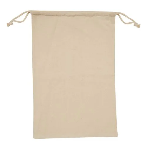 Sac à vrac en coton avec cordon - Personnalisable