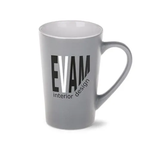 Mug Isotherme Personnalisable Fresh Cool - Gris/Blanc