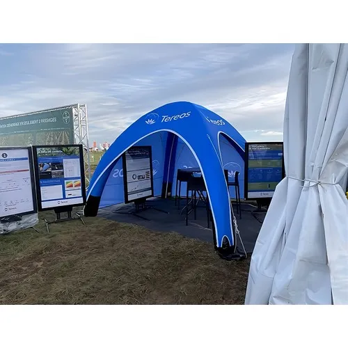 Tente Gonflable Personnalisée - Stand Publicitaire sur Mesure