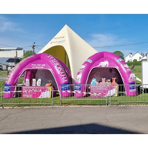 Tente Gonflable Personnalisée - Stand Publicitaire sur Mesure