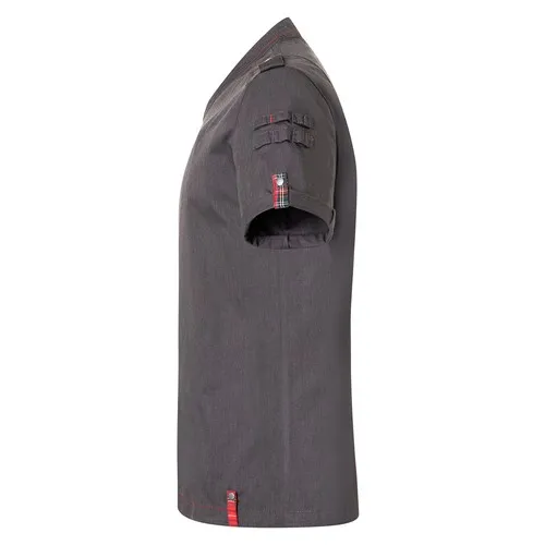 Veste de chef à manches courtes pour hommes style denim ROCK CHEF®-Stage2