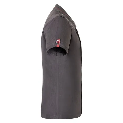 Veste de chef à manches courtes pour hommes style denim ROCK CHEF®-Stage2