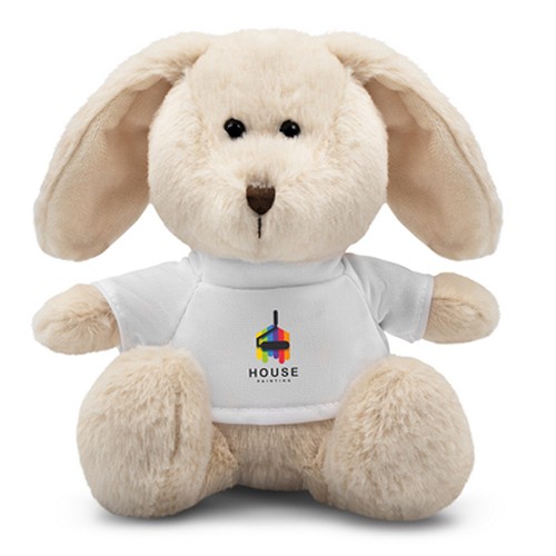 Peluche Lapin avec T-shirt Personnalisable - Cadeau Publicitaire