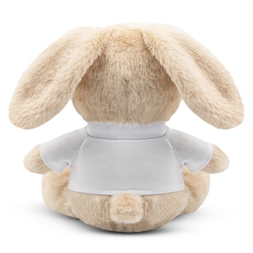 Peluche Lapin avec T-shirt Personnalisable - Cadeau Publicitaire