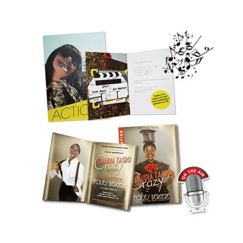 Carte Pop-up 3D Personnalisée - Sérigraphie sur Carte de Vœux