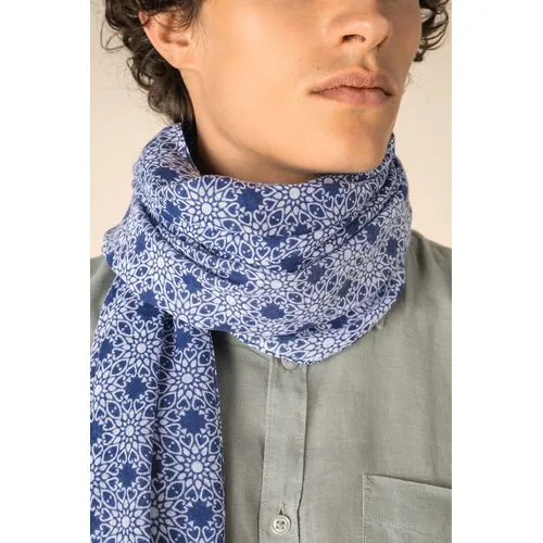 Chèche Coton Motifs Floraux Personnalisable - Accessoire Textile