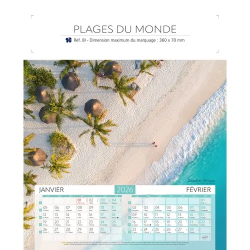 PLAGES DU MONDE