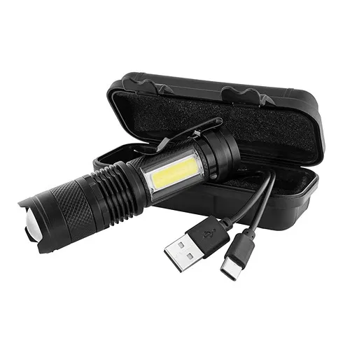 Lampe Torche Rechargeable USB-C Ultra-Plate Personnalisable