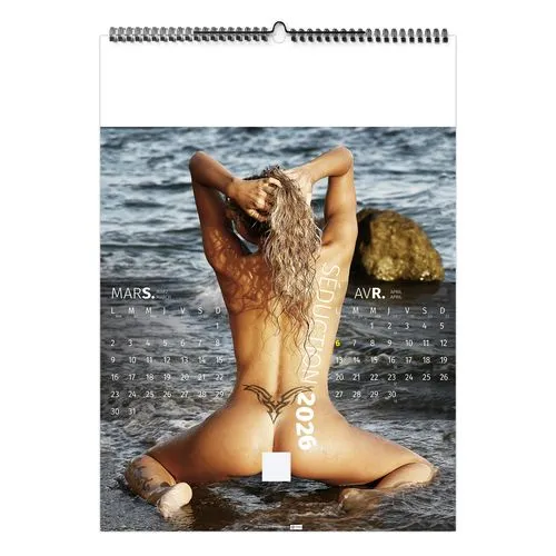 SÉDUCTION 2026 - 6 FEUILLETS - RELIURE BAGUETTE - SANS MARQUAGE