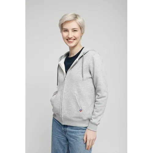 Hoodie Zippé Femme Bio Personnalisable - Molleton 300g