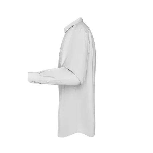 Chemise homme à manches longues en popeline