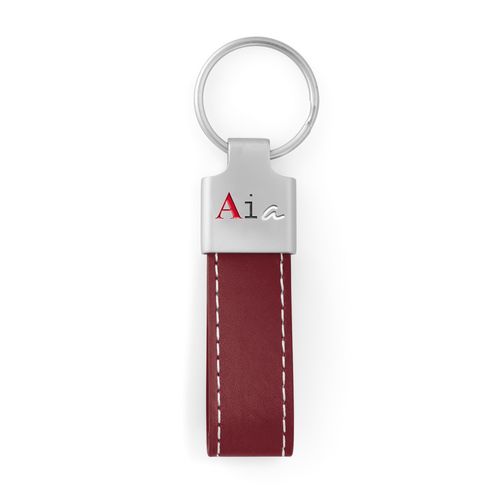 Porte-clés Simili Cuir et Zamac Personnalisable - Largeur 20mm