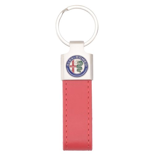 Porte-clés Simili Cuir et Zamac Personnalisable - Largeur 20mm