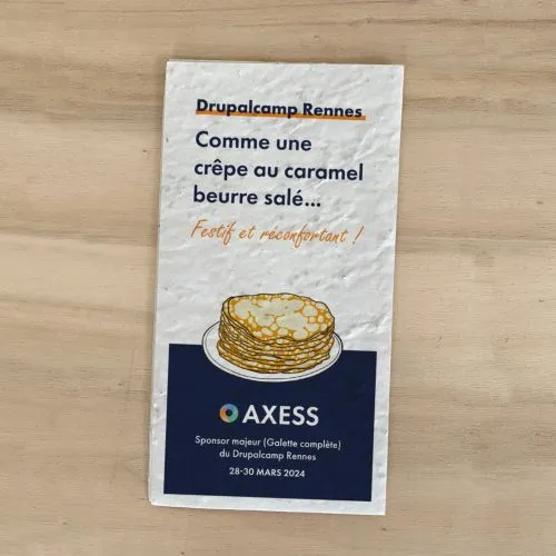 Marque-Page à Planter Personnalisé 70x148mm - Graines au Choix