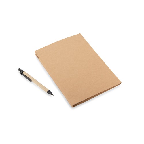 Carnet A5 Kraft Personnalisable avec Stylo et Pochette