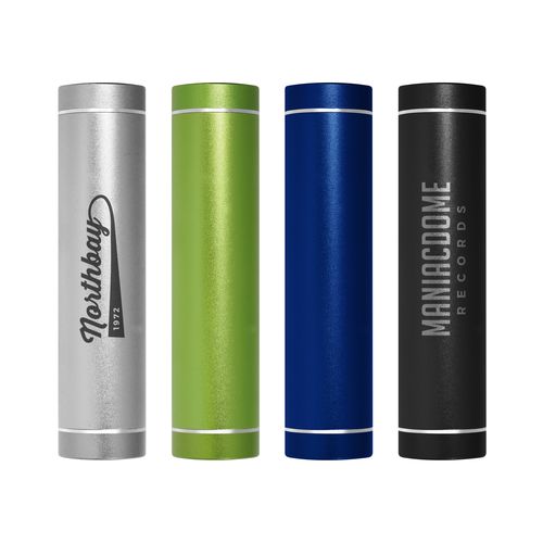 Chargeur Nomade Tube 2200mAh Personnalisable - Format Compact