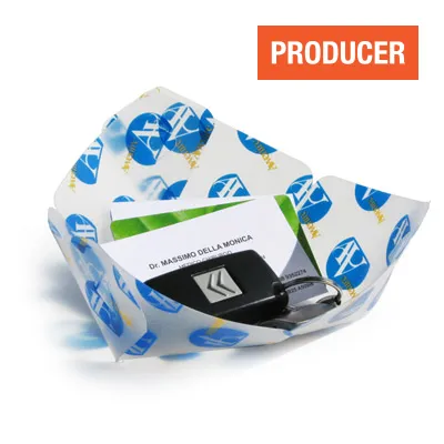 Vide-poches publicitaire en polypropylène personnalisable