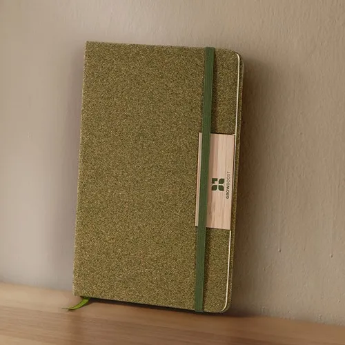 Bloc-notes écologique Marc de Thé & Liège personnalisable